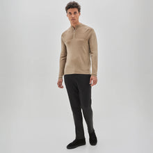 Load image into Gallery viewer, Newbury Zip Sweater - Tan
