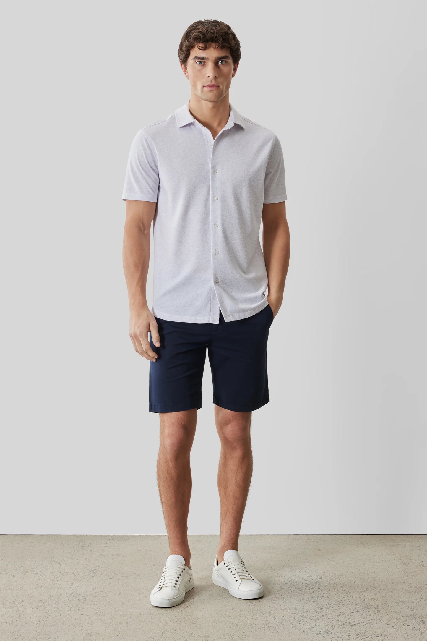 Keyes Knit Shirt - Lavender