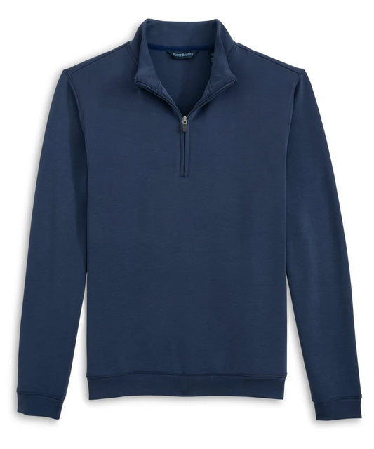 Performance Zip Pullover - Navy