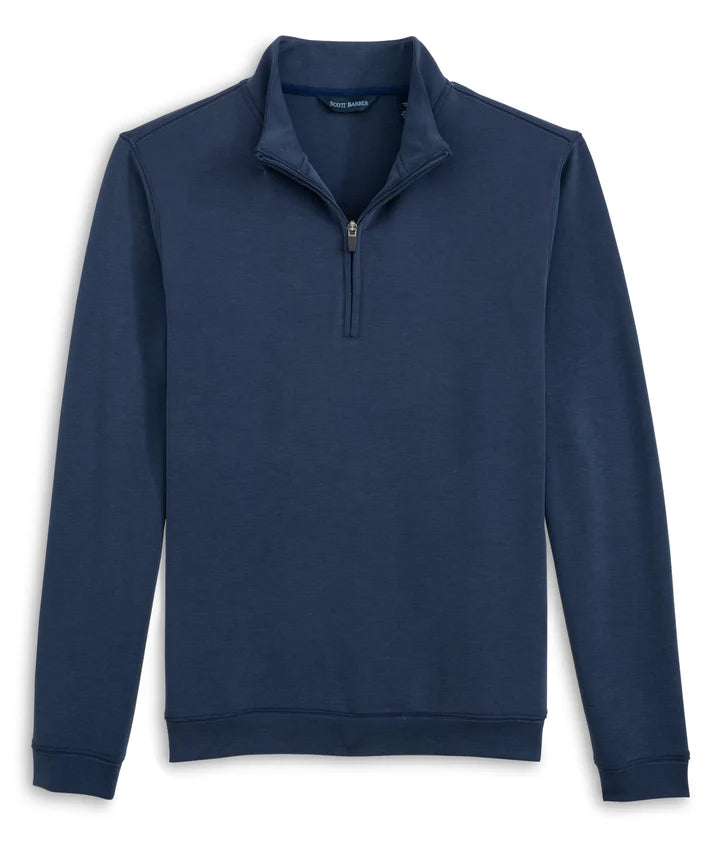 Performance Zip Pullover - Navy