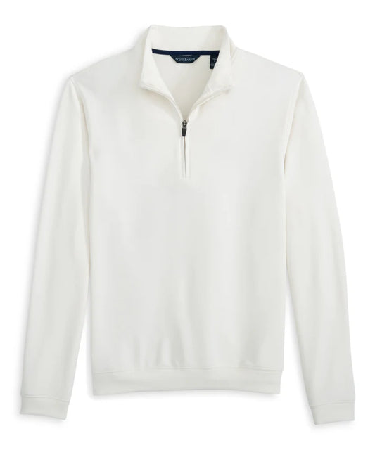 Performance Zip Pullover - Off White