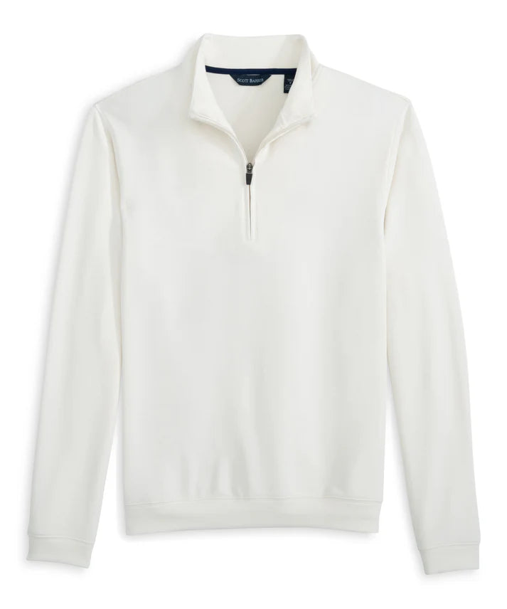 Performance Zip Pullover - Off White