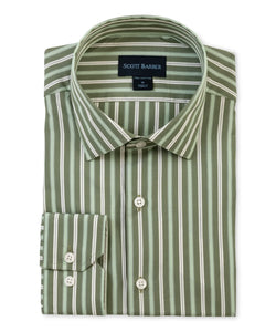 Fine Poplin Multi Stripe