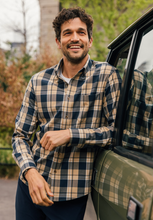 Load image into Gallery viewer, City Flannel - Khaki William Plaid
