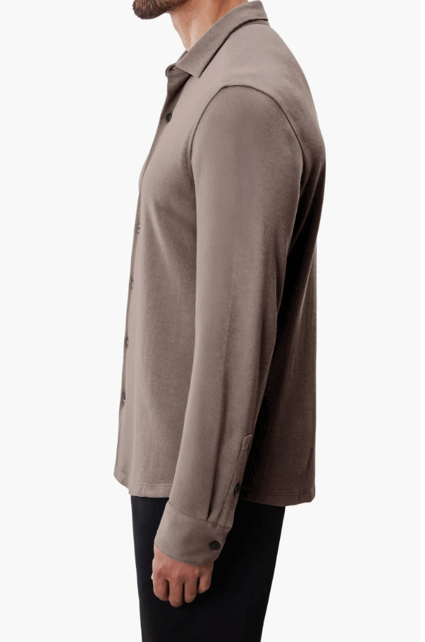 Milo Knit Button-Up Shirt