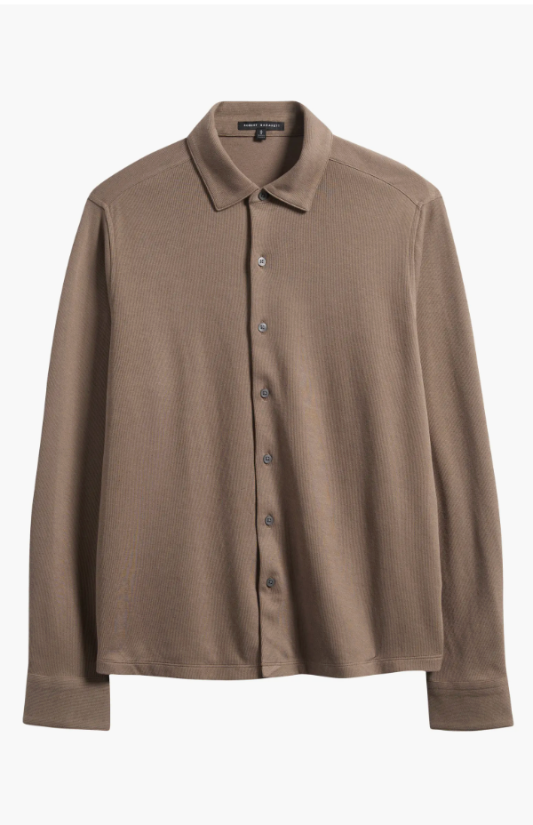 Milo Knit Button-Up Shirt