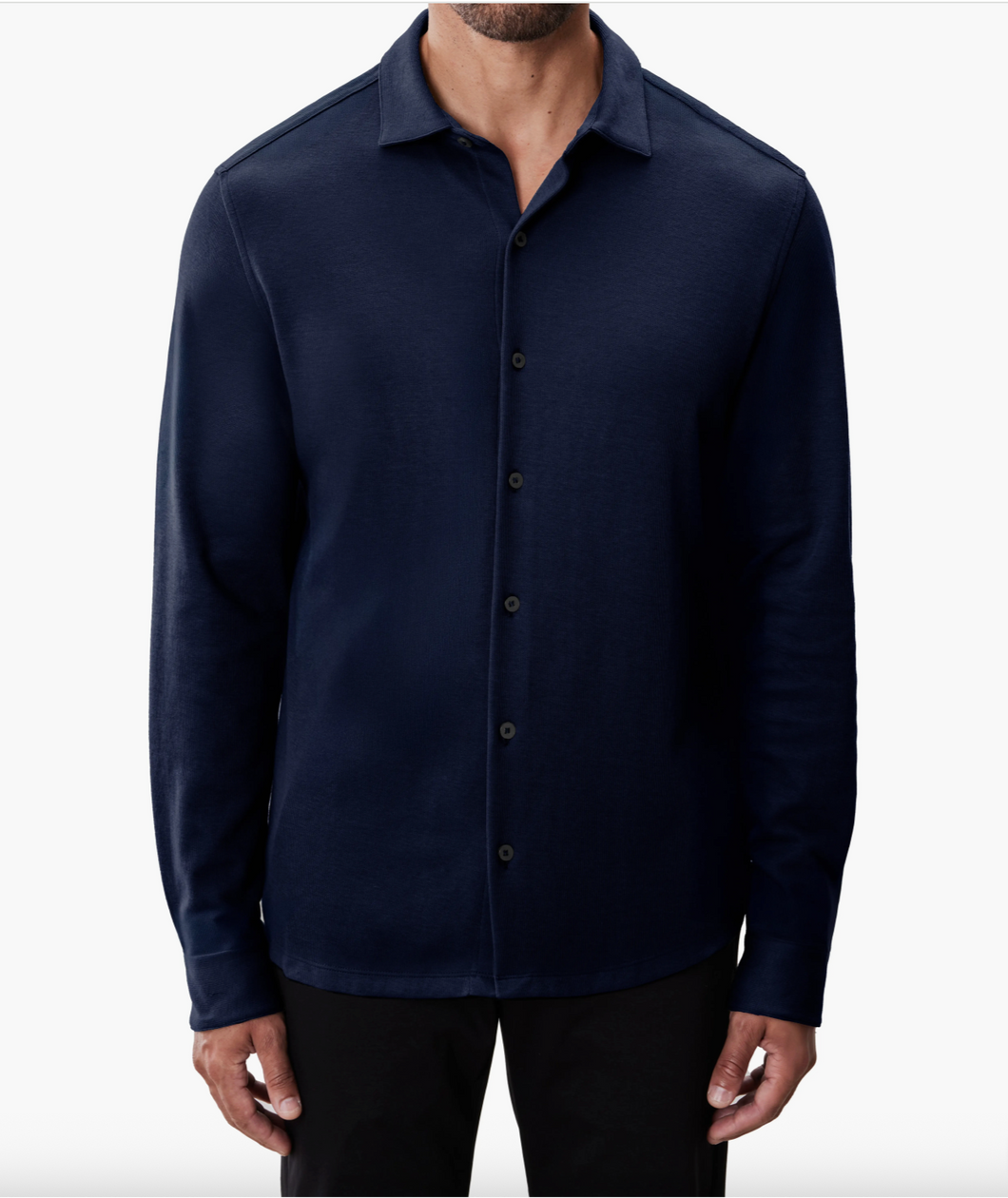 Milo Knit Shirt - Dark Caspian