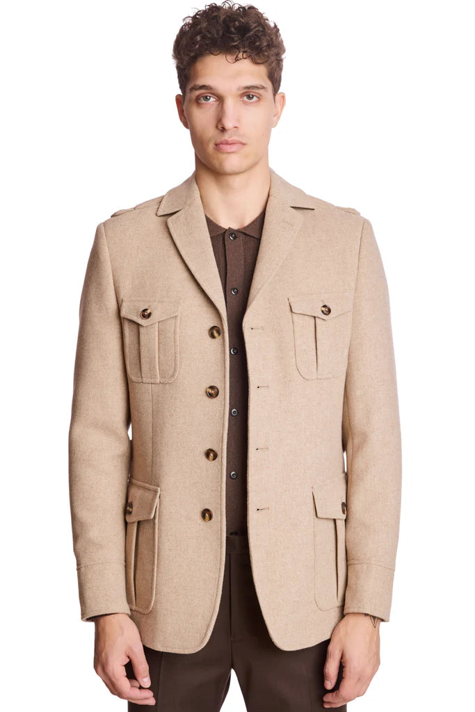 Utility Jacket - Light Tan