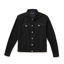 Load image into Gallery viewer, Black Solid Antique Washed Jacket
