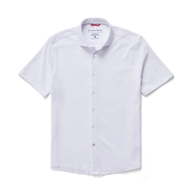 Origin Pique Short Sleeve - White