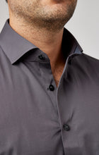 Load image into Gallery viewer, Charcoal Solid Woven Drytouch Shirt
