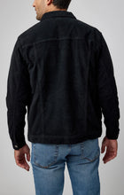Load image into Gallery viewer, Black Solid Antique Washed Jacket
