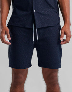 Palma Navy Diamond Geo Shorts