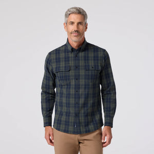 Upstate Flannel - Olive Plaid
