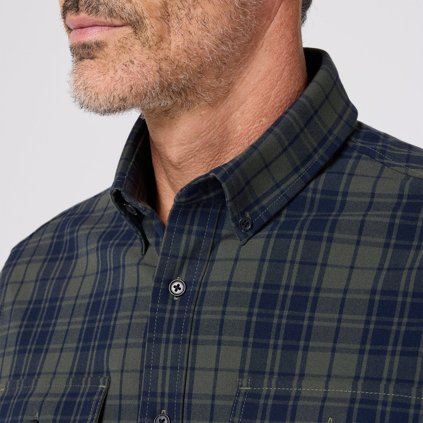 Upstate Flannel - Olive Plaid