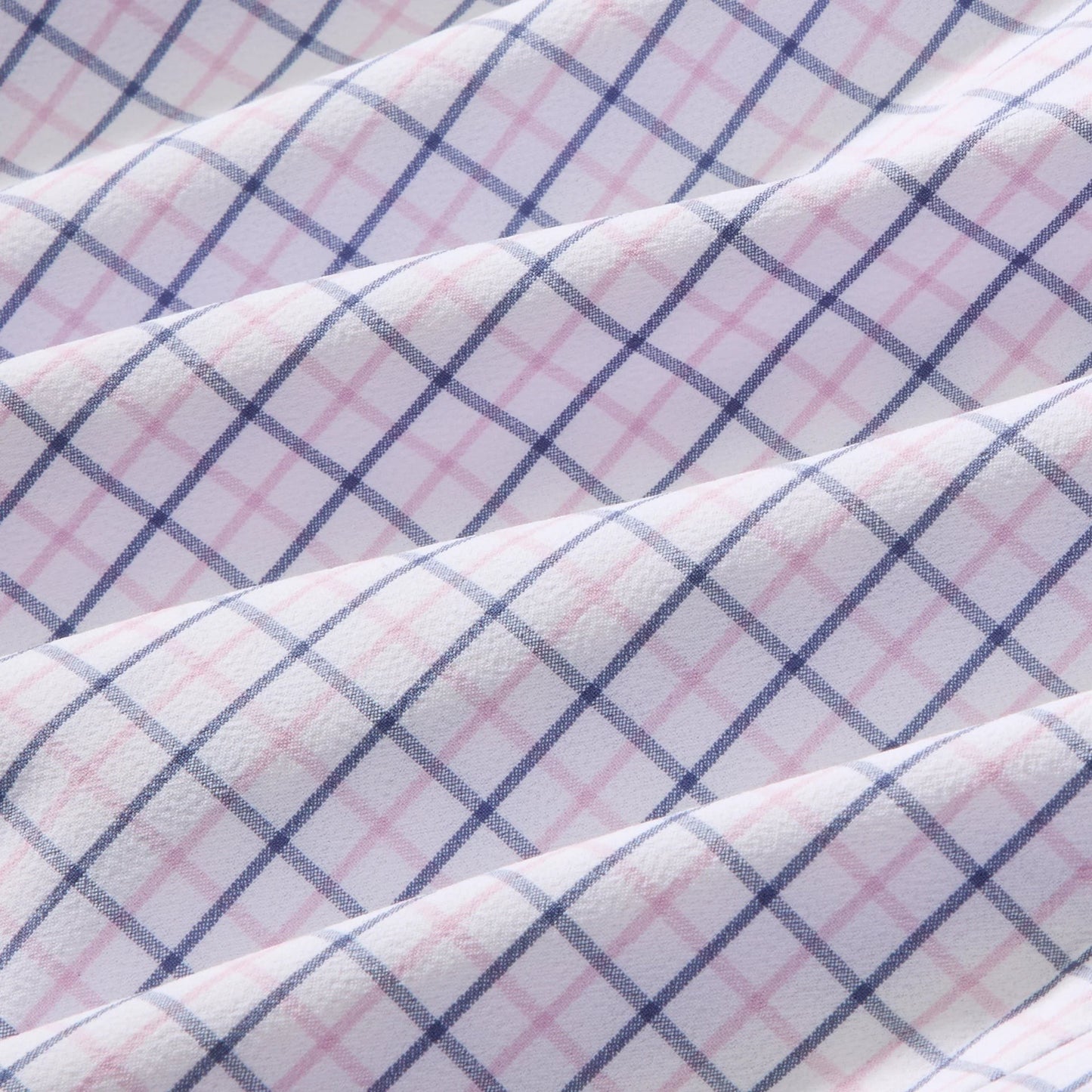 Leeward  Dress Shirt - Pink Salt Wyatt Plaid