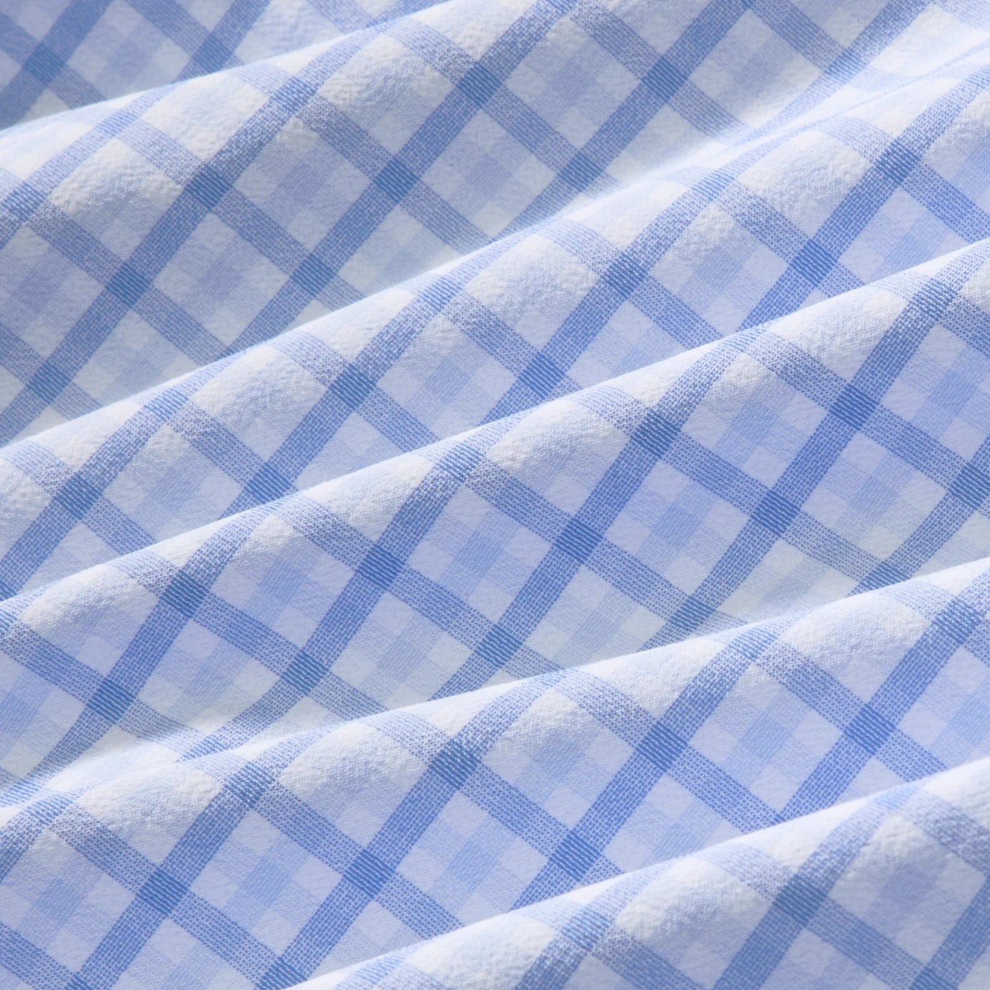 Leeward  Dress Shirt - Skyline Blue Miles Plaid