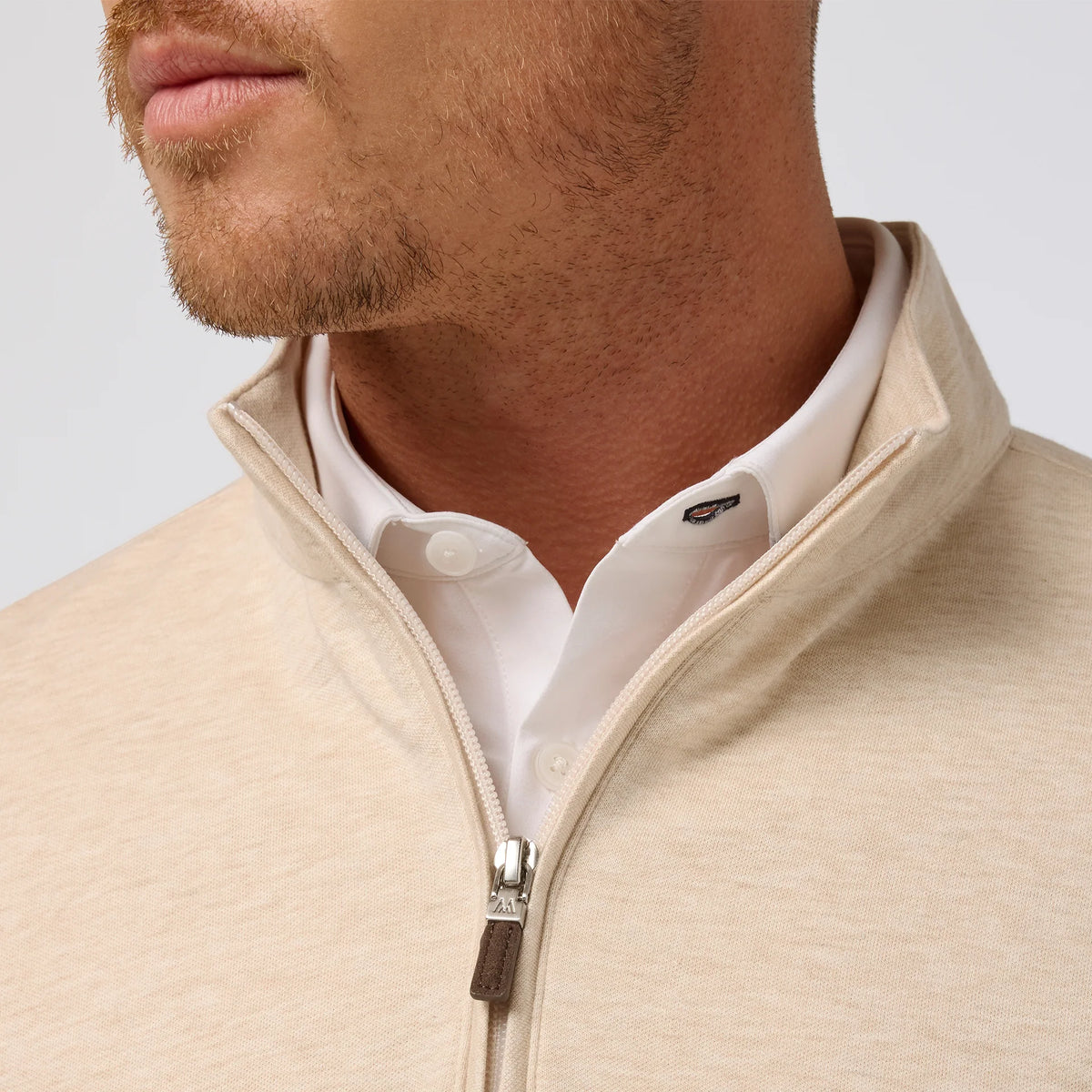 KPI Quarter Zip - Oat Heather