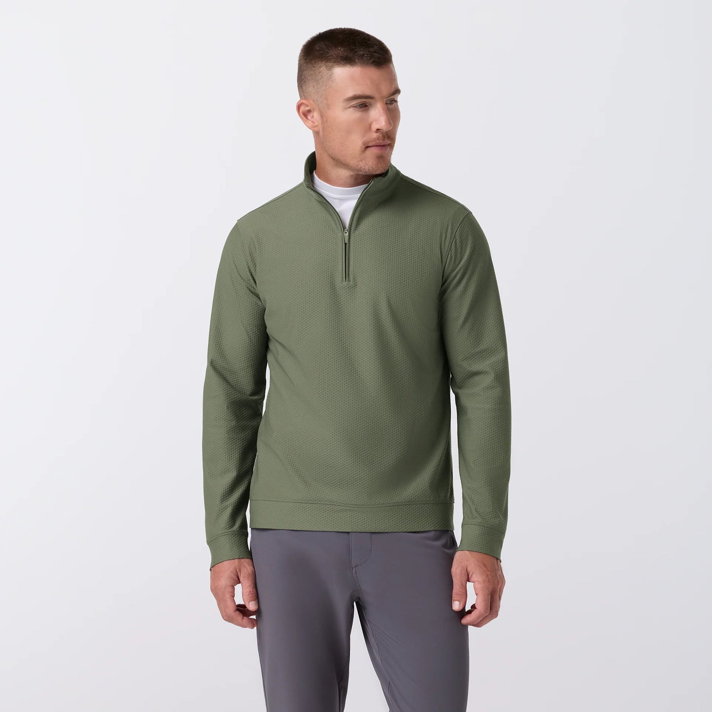 Easton Quarter Zip - Olive