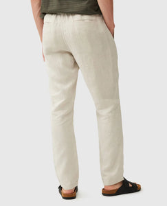 Linen Resort Pant - Oatmeal
