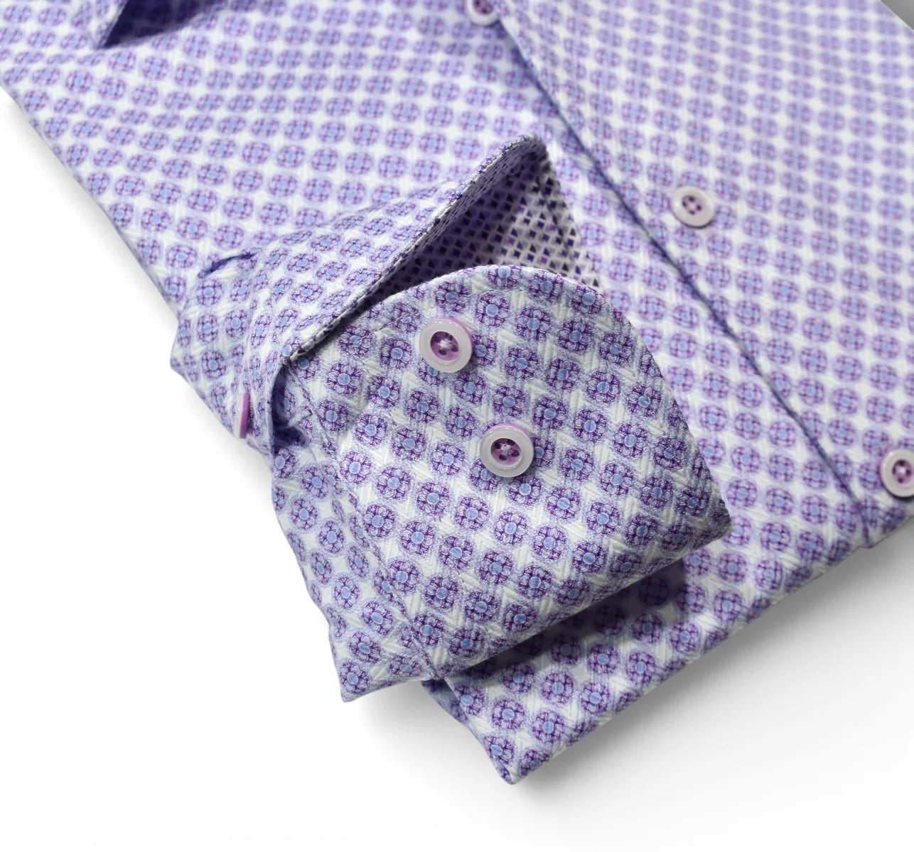 Plum Circle Medallion