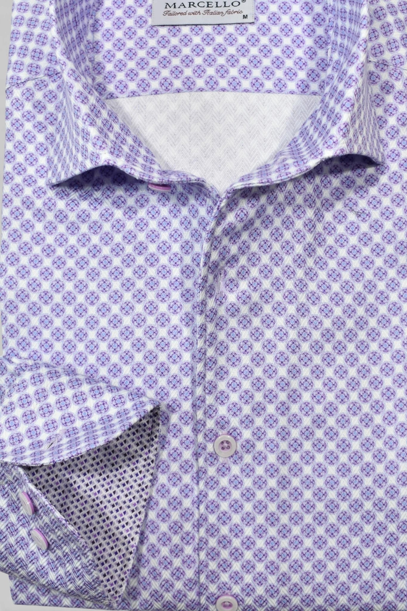 Plum Circle Medallion