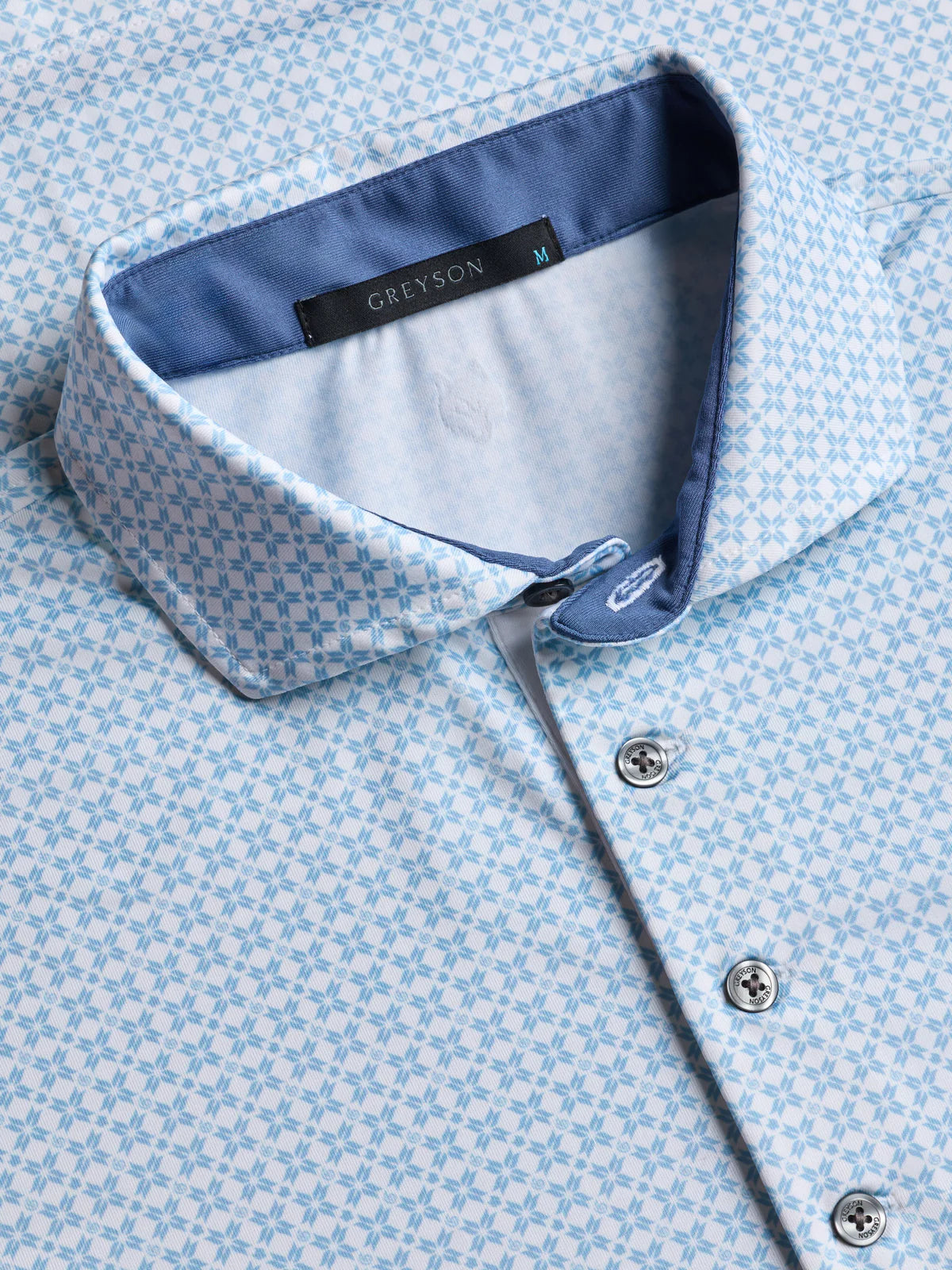 Ghost Thistle Short Sleeve Polo - Wolf Blue