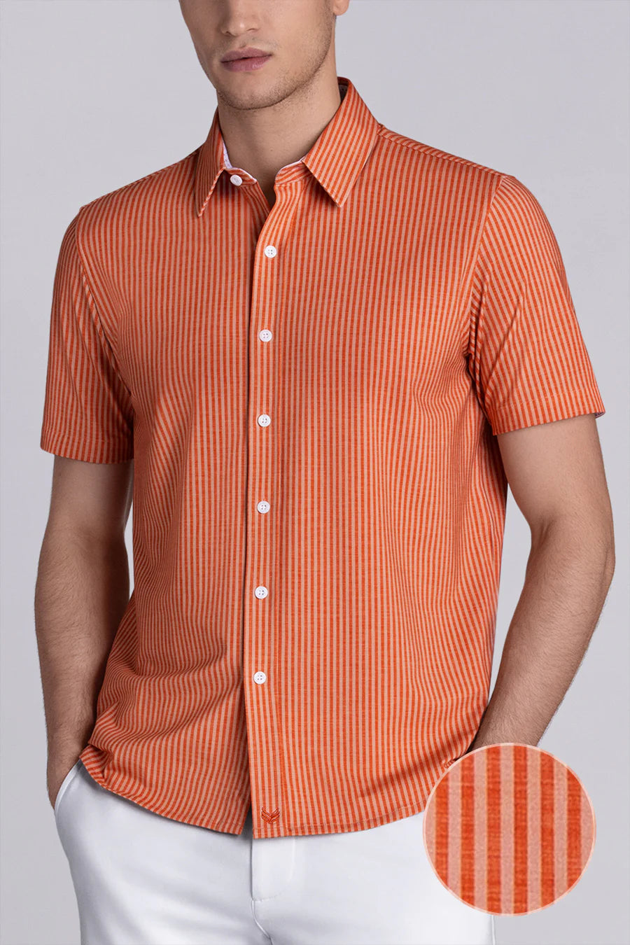 Stamina in Icy Cotton - Sienna Orange
