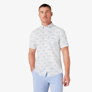 Leeward Short Sleeve - White Tidal Pool