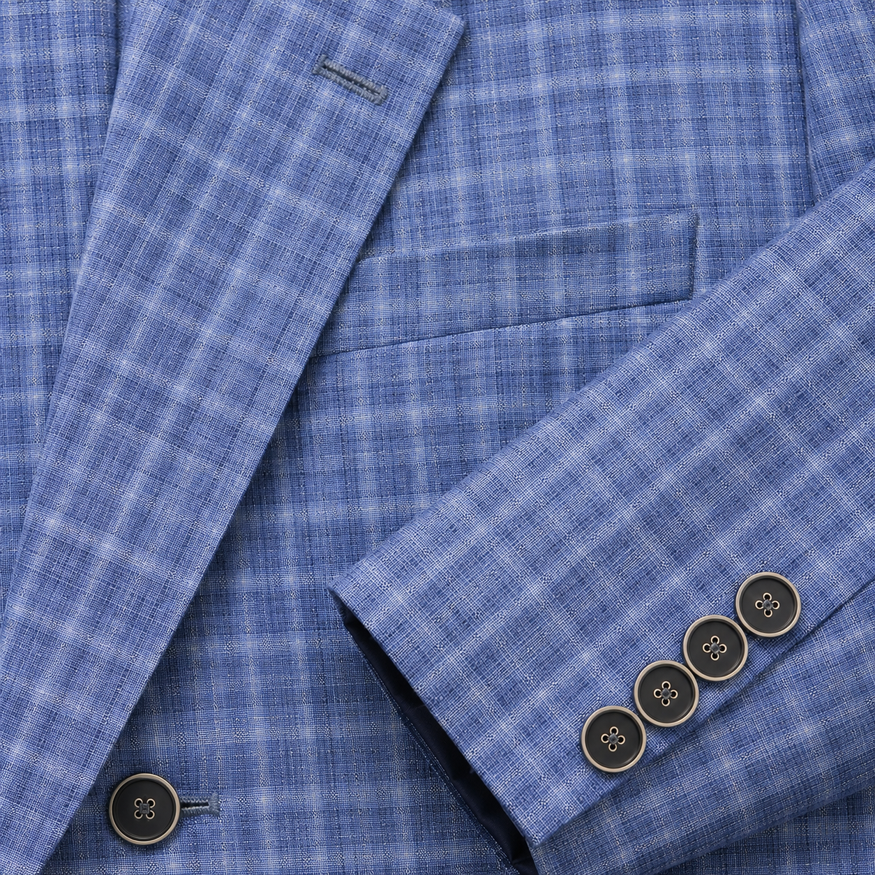 Blue Plaid Sport Coat