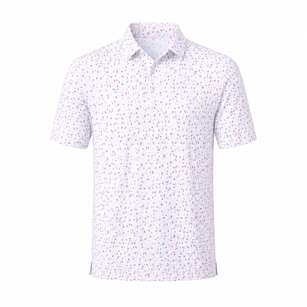 Red Hot Scattered Dash Polo