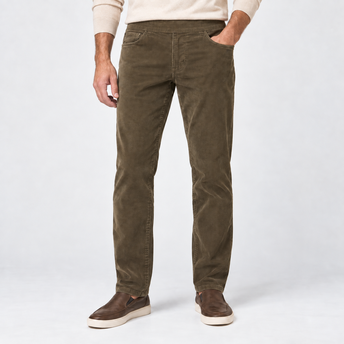 Mens Drawstring Pant - Deep Earth