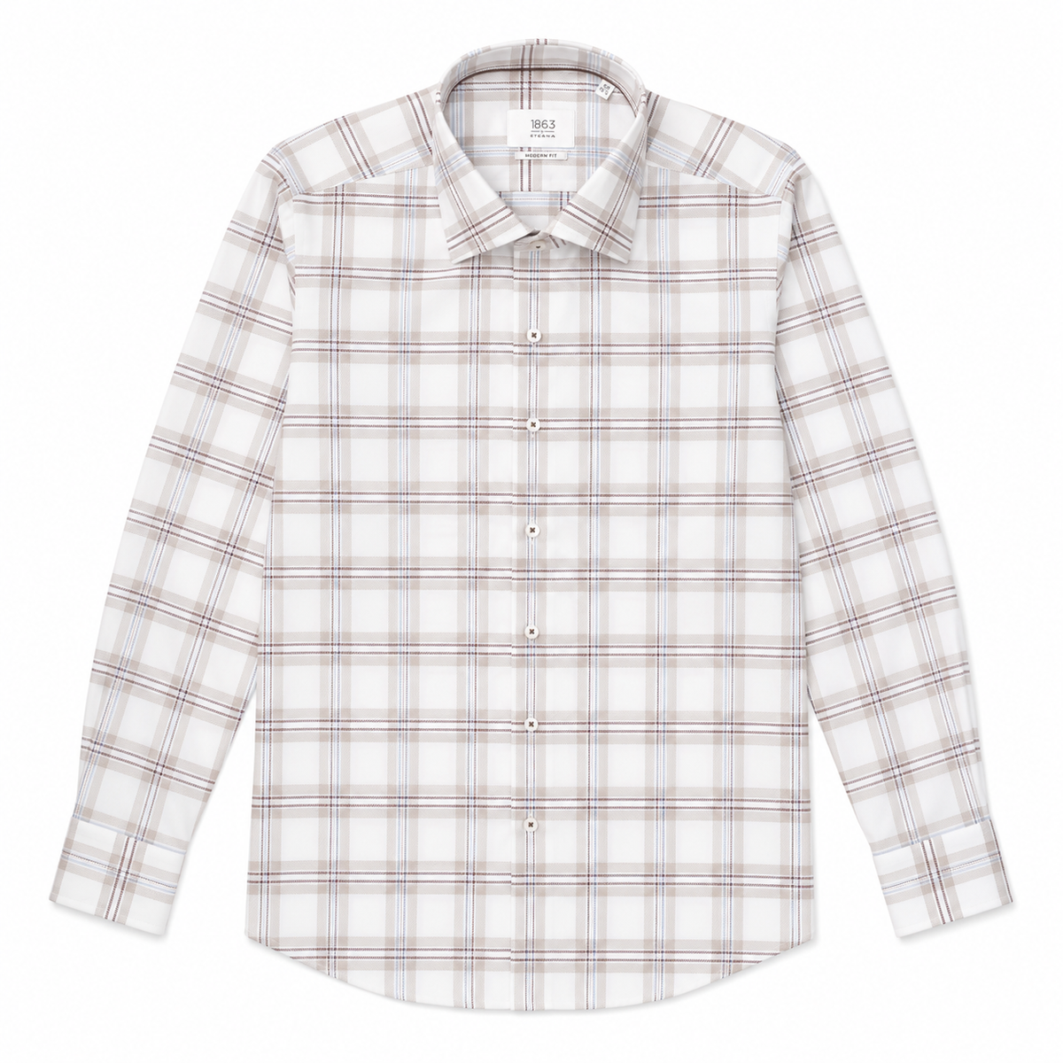Premium Plaid Twill - Light Brown