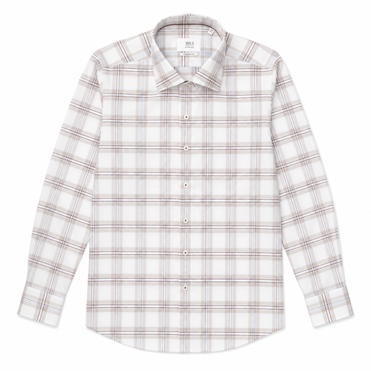 Premium Plaid Twill - Light Brown