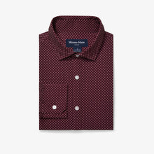 Load image into Gallery viewer, Leeward No Tuck Dress Shirt - Wine
