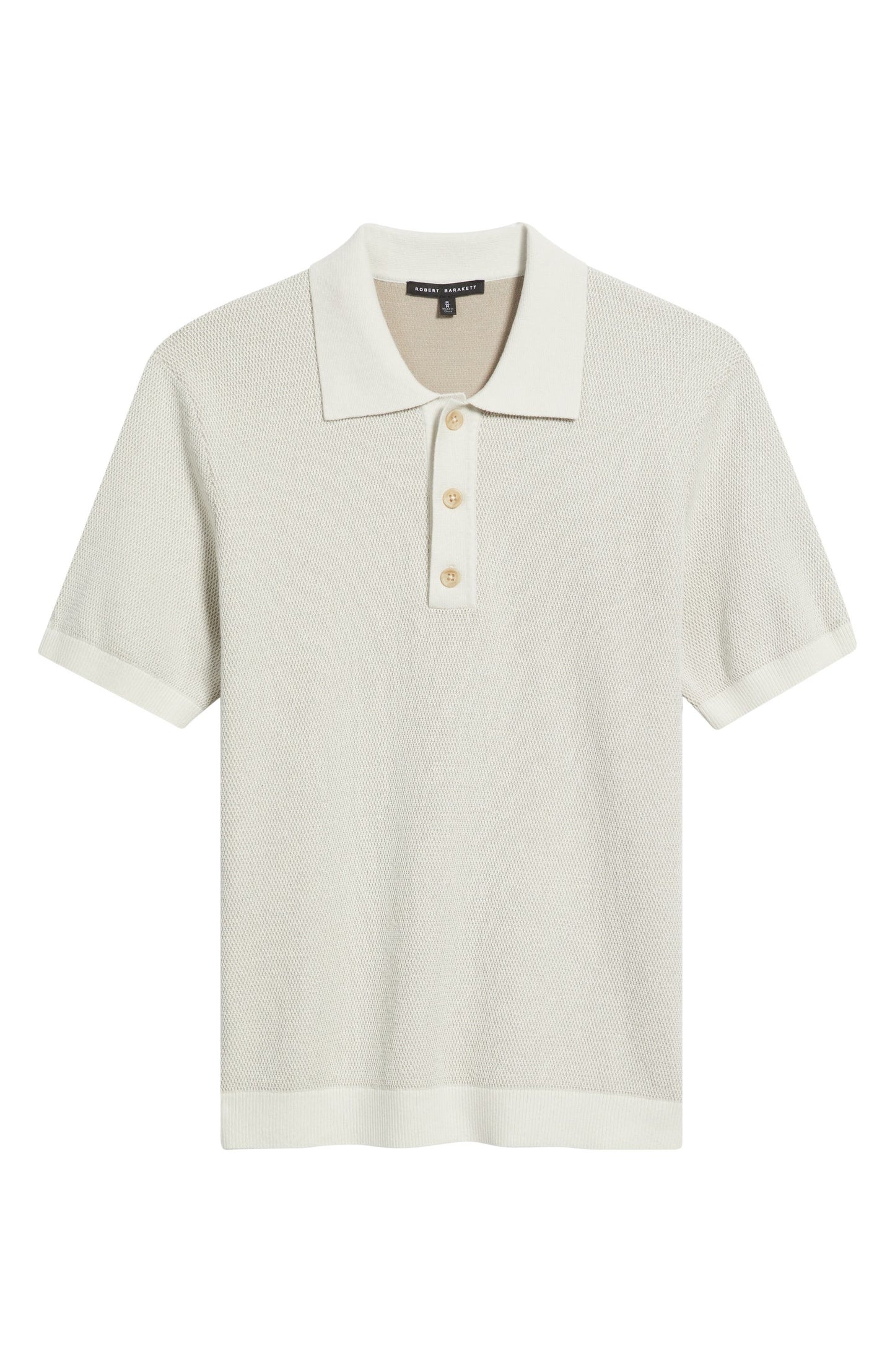 Ronric SS Sweater Polo - Sand