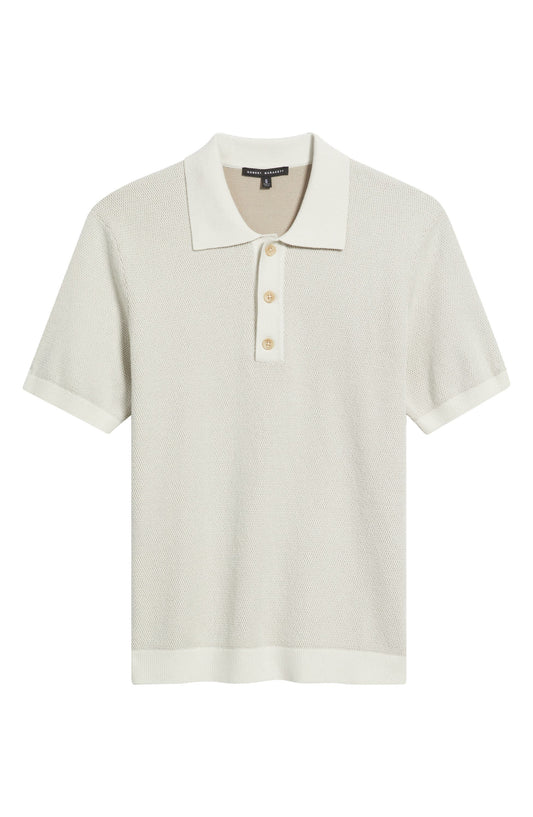 Ronric SS Sweater Polo - Sand