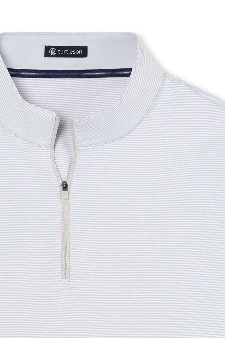 Collier Stripe Quarter Zip - Pearl