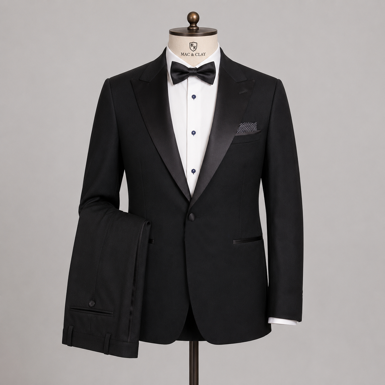 Peak Lapel Tuxedo Jacket by Trivento