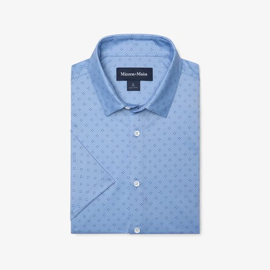 Leeward Short Sleeve - Provence Dot Geo