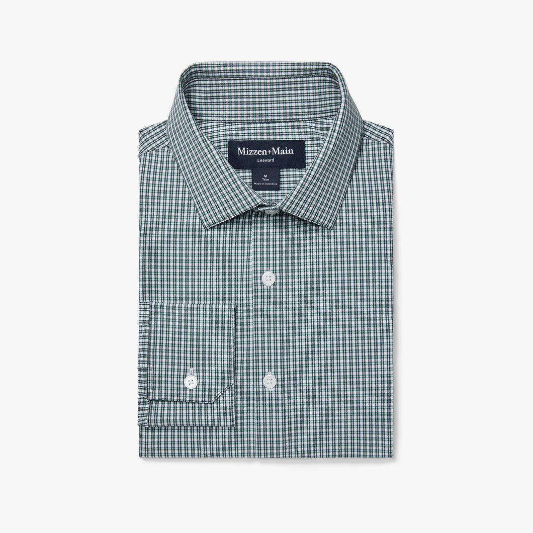 Leeward  Dress Shirt - Fir Winston Check