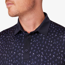 Load image into Gallery viewer, Versa Polo - Navy Floral Fauna
