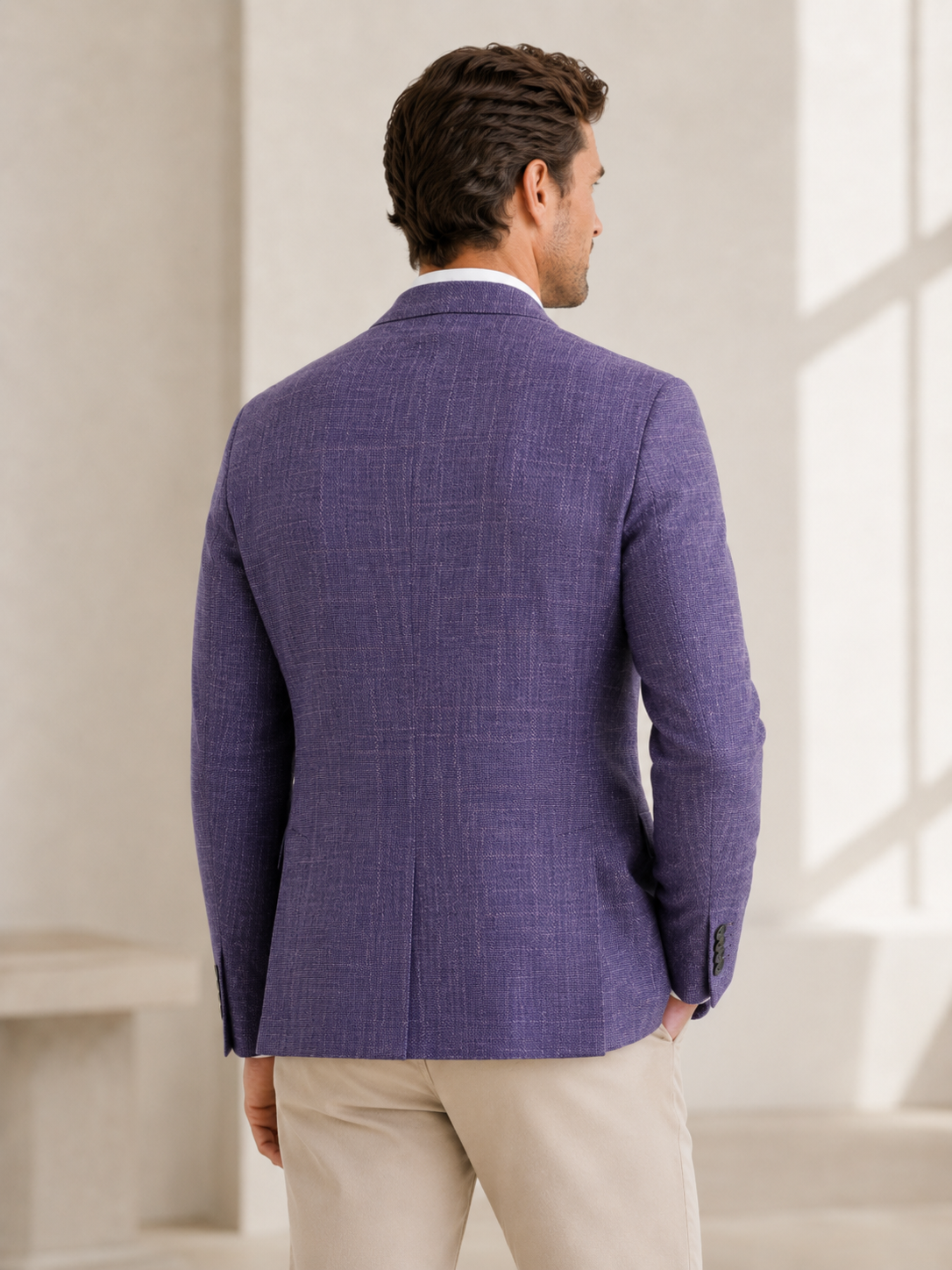 Purple Plaid Sport Coat