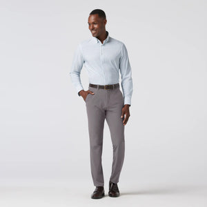 Leeward  Dress Shirt - White Hatch Mark