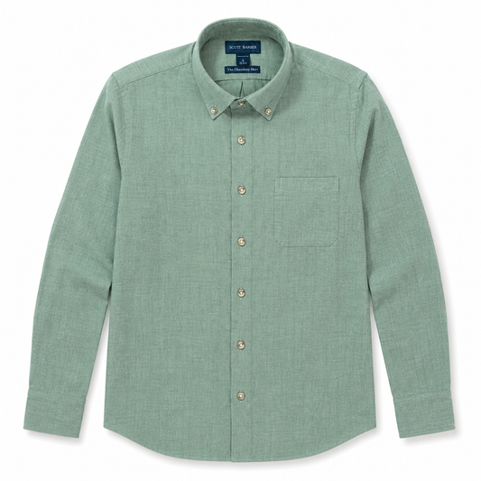 The Chambray Shirt - Agave
