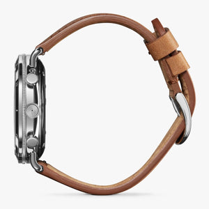 The Canfield Sport 45mm - Bourbon Leather Strap