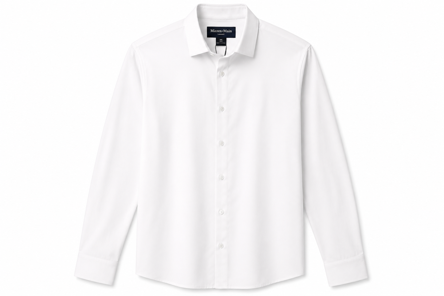 Leeward  Dress Shirt - White Solid