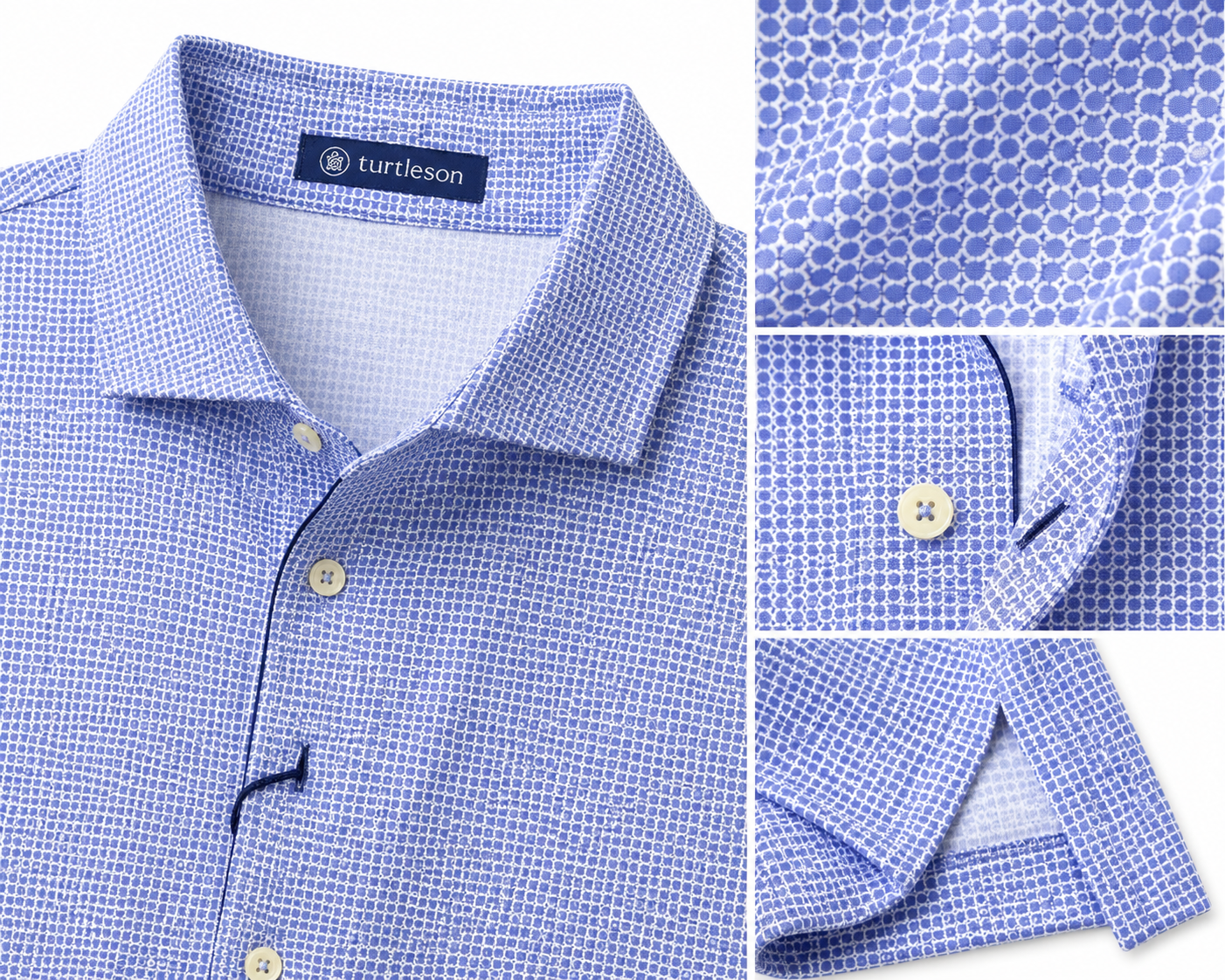 Cory Performance Polo - Periwinkle