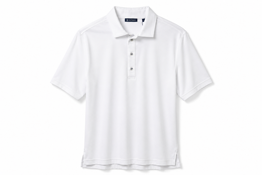 Jules Knit Polo - White