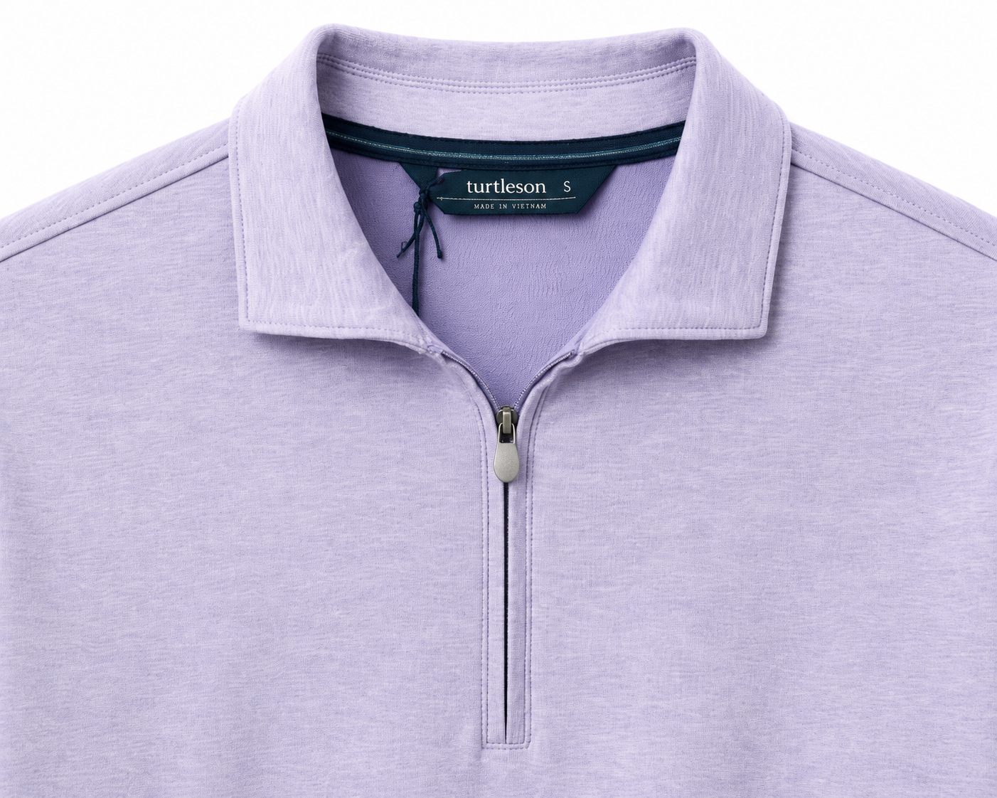 Stirling Sport Zip Polo - Thistle Heather